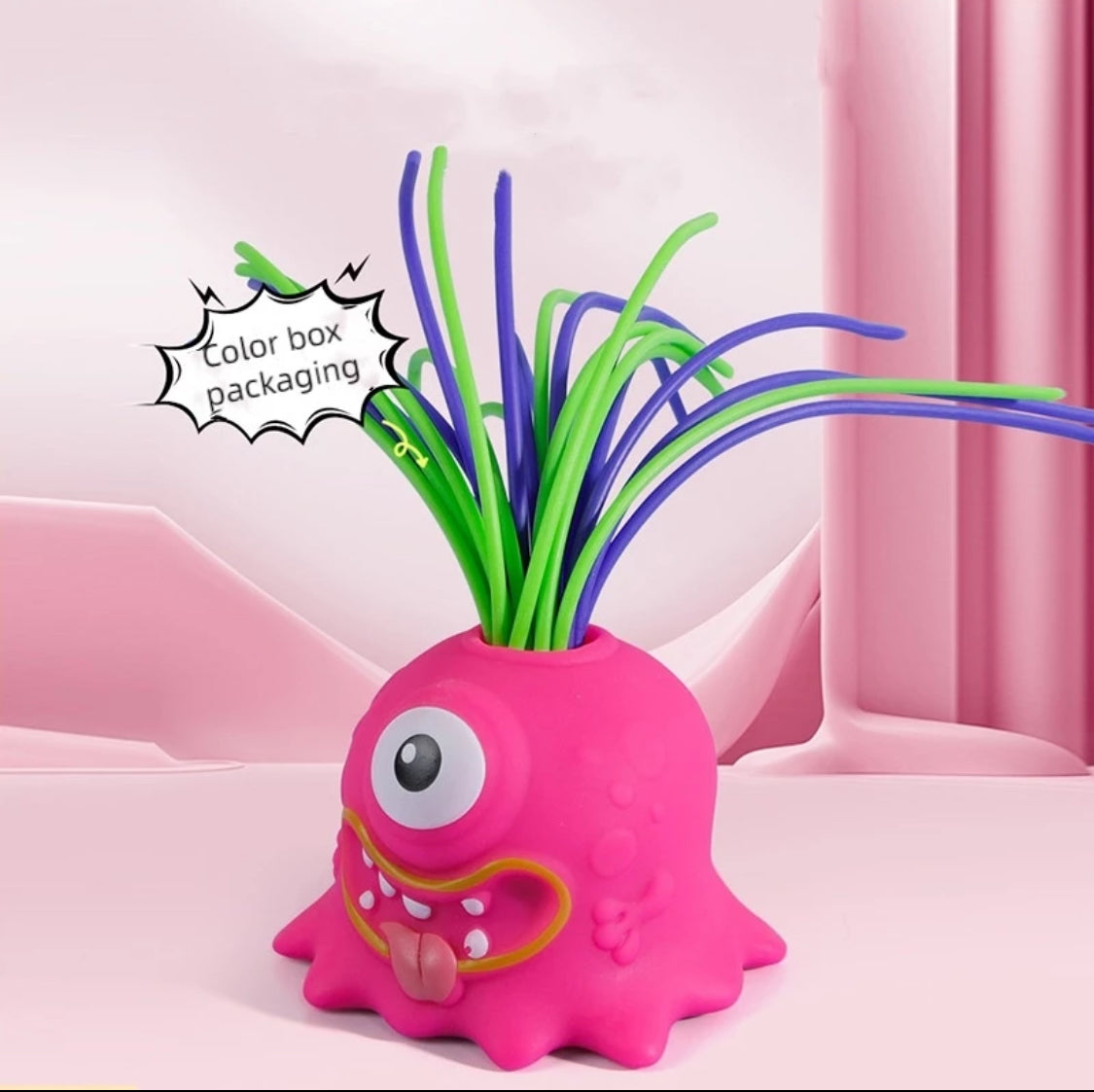 Fun Hair Pulling Fidget Screaming Monster Toys