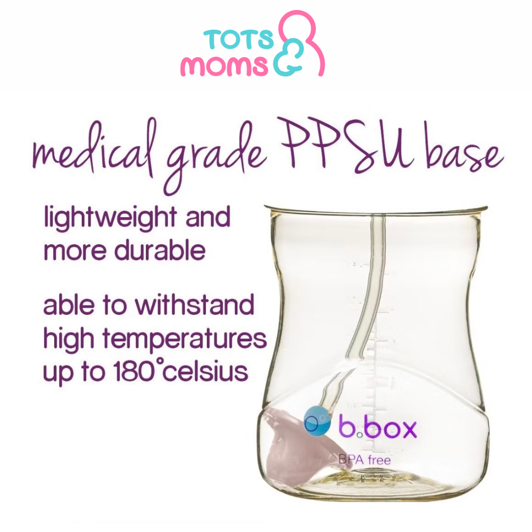 b.box PPSU Sippy Straw Cup with Handle