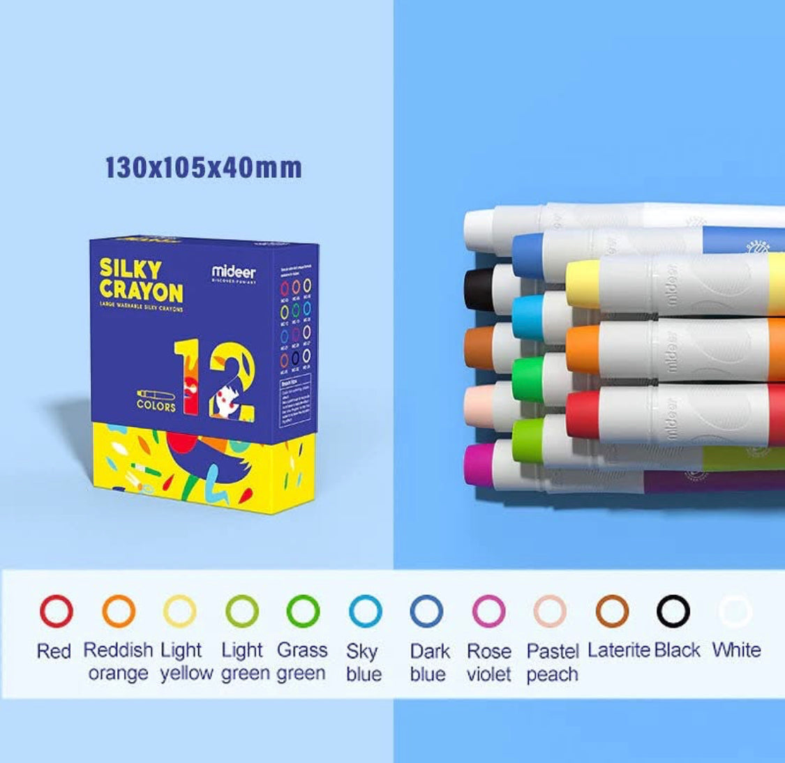 Mideer Silky Crayon