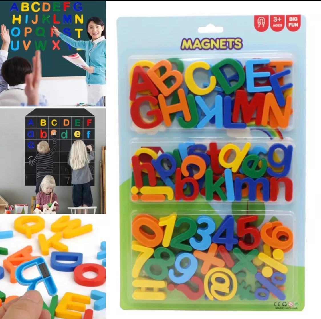 Magnetic Letters Alphabet Numbers Math Symbols