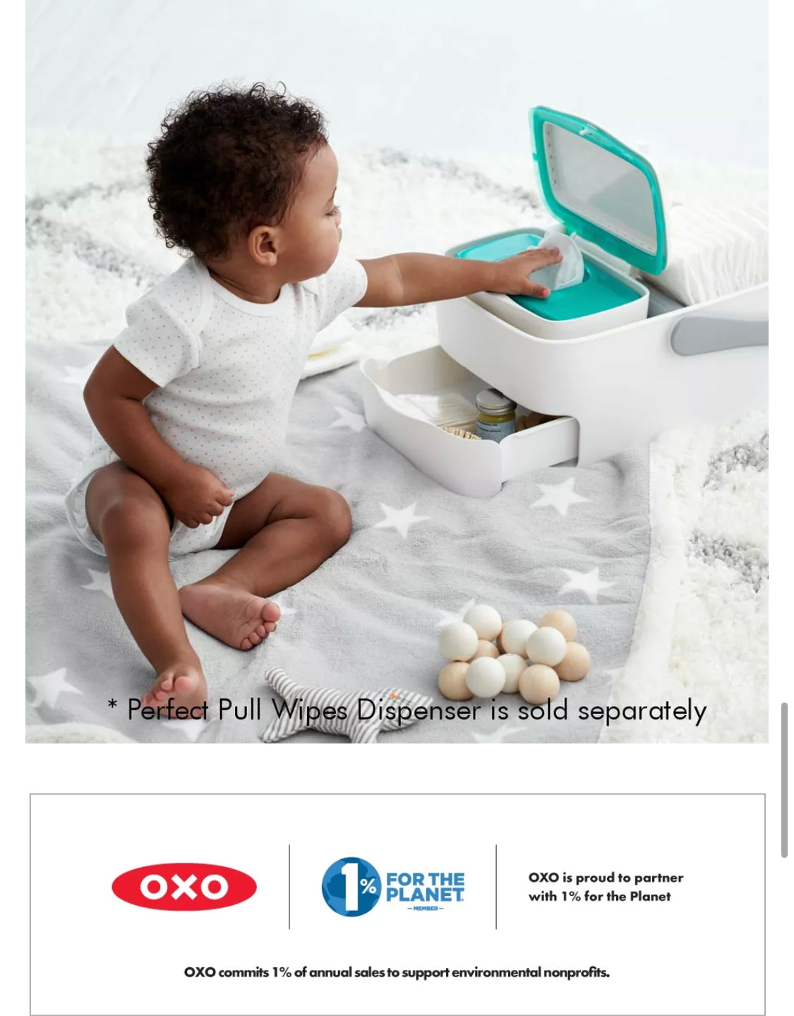 OXO Tot Diaper Caddy with Changing Mat
