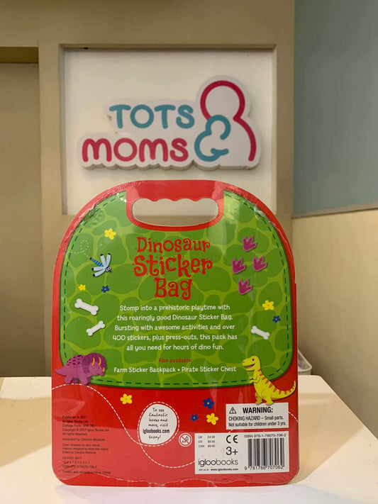 Dinosaur Sticker Bag