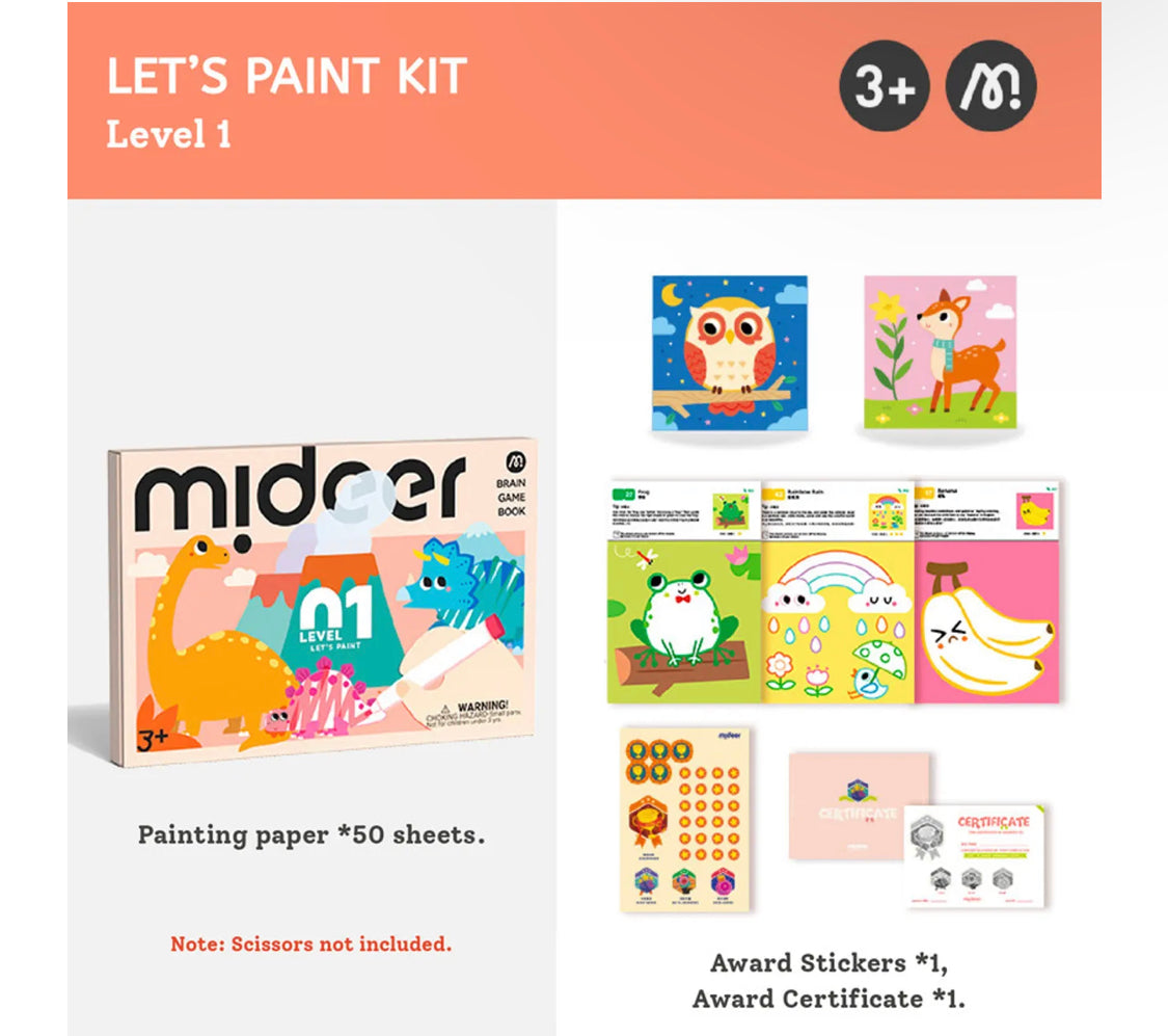 Mideer Paint Activity Booklet