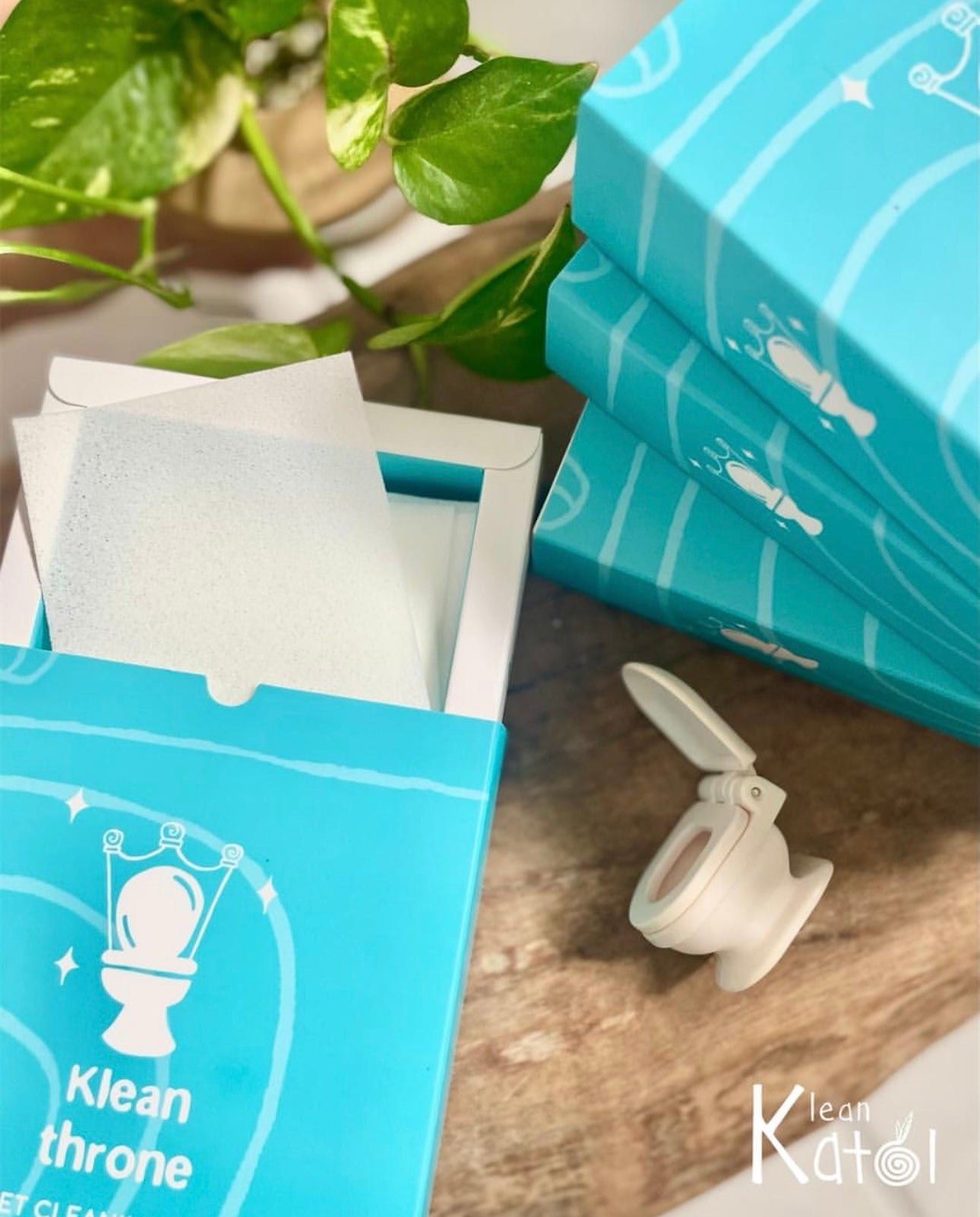Klean Throne Toilet Cleaning Sheets by Klean Katol