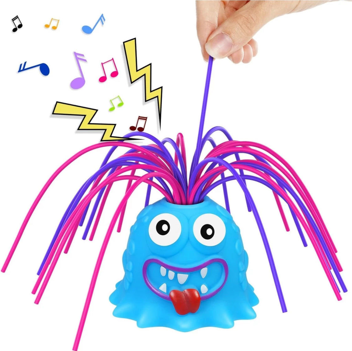Fun Hair Pulling Fidget Screaming Monster Toys