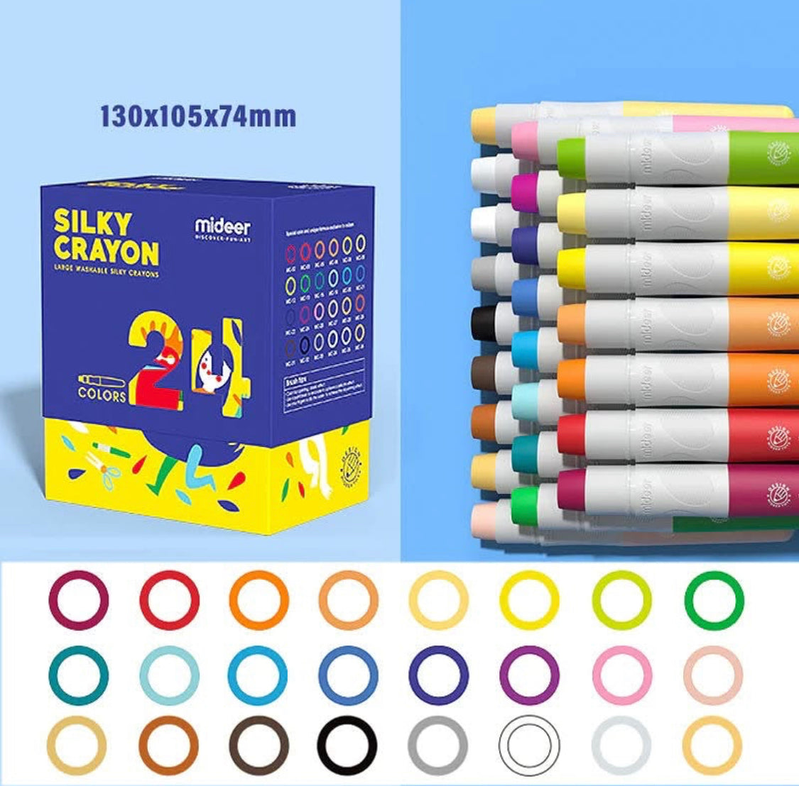 Mideer Silky Crayon