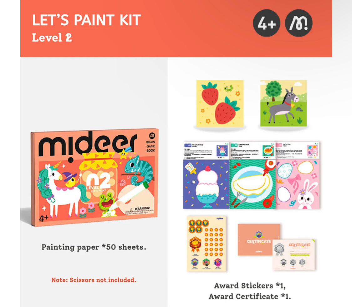 Mideer Paint Activity Booklet