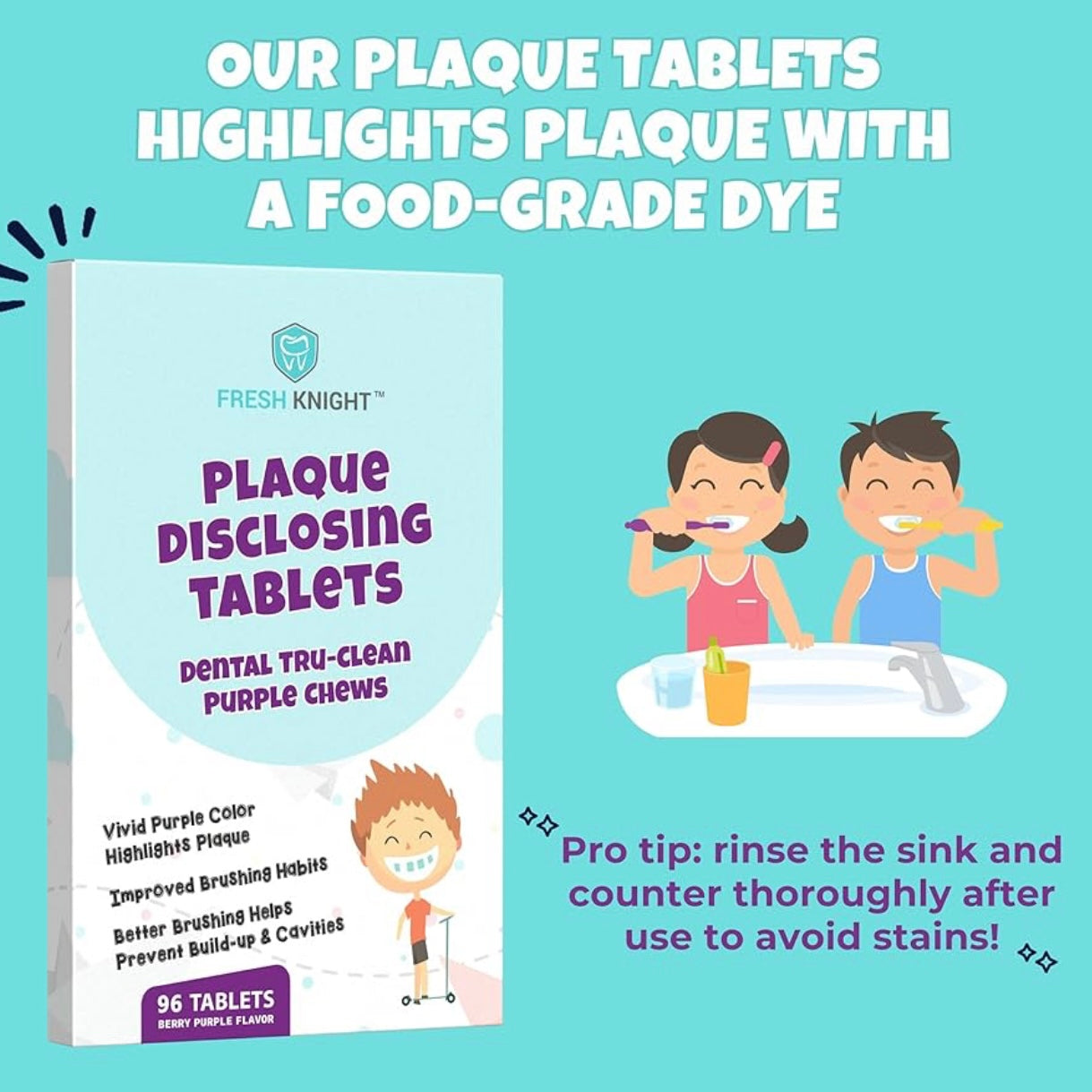 Fresh Knight Plaque Disclosing Tablets
