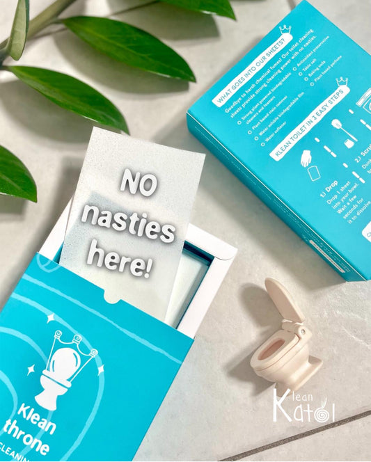 Klean Throne Toilet Cleaning Sheets by Klean Katol