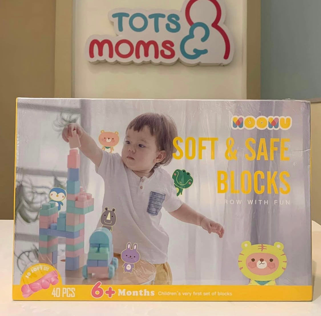 MOOMU Soft and Safe Building Blocks set 40pcs