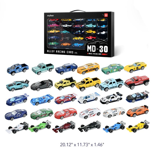 Mideer Alloy Racing Cars 30-PC Set