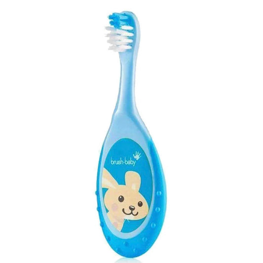 BrushBaby FlossBrush Baby Bristles Toothbrush (0-3 Years)