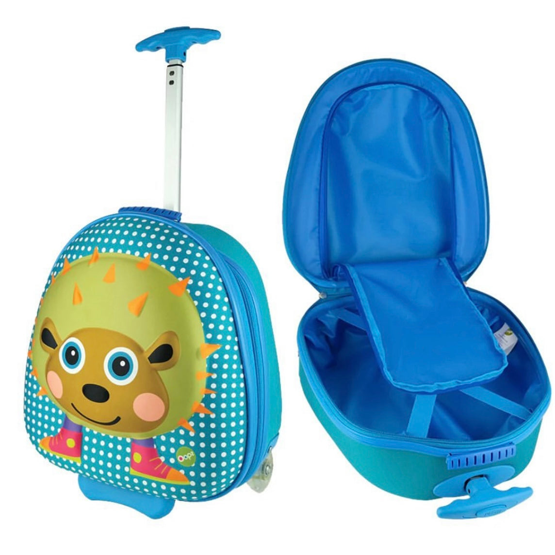 Oops Happy Trolley Waterproof Soft 3D Trolley Bag for Kids