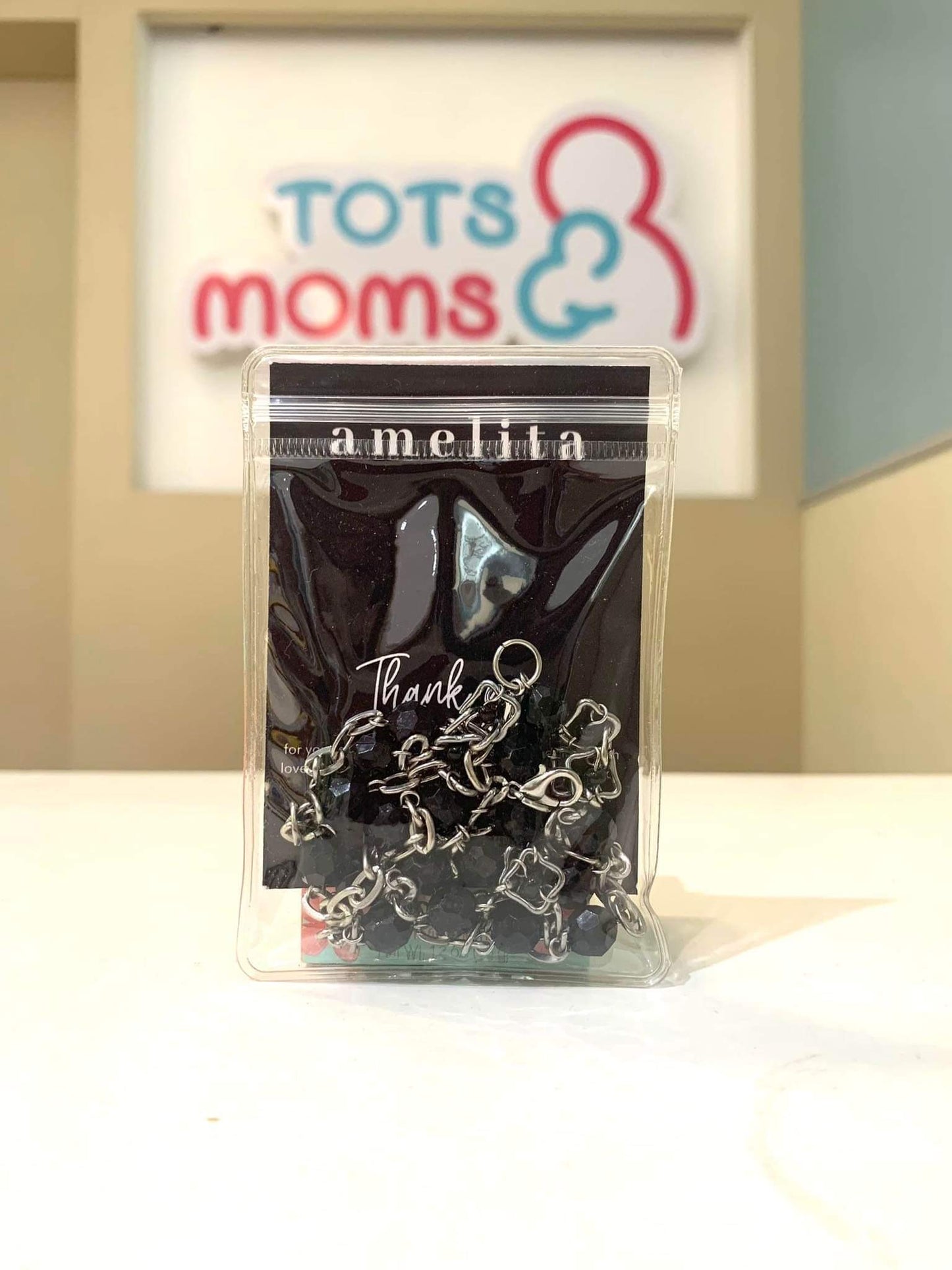 Jewelry by Amelita 2-in-1 Necklace/Mask Chain