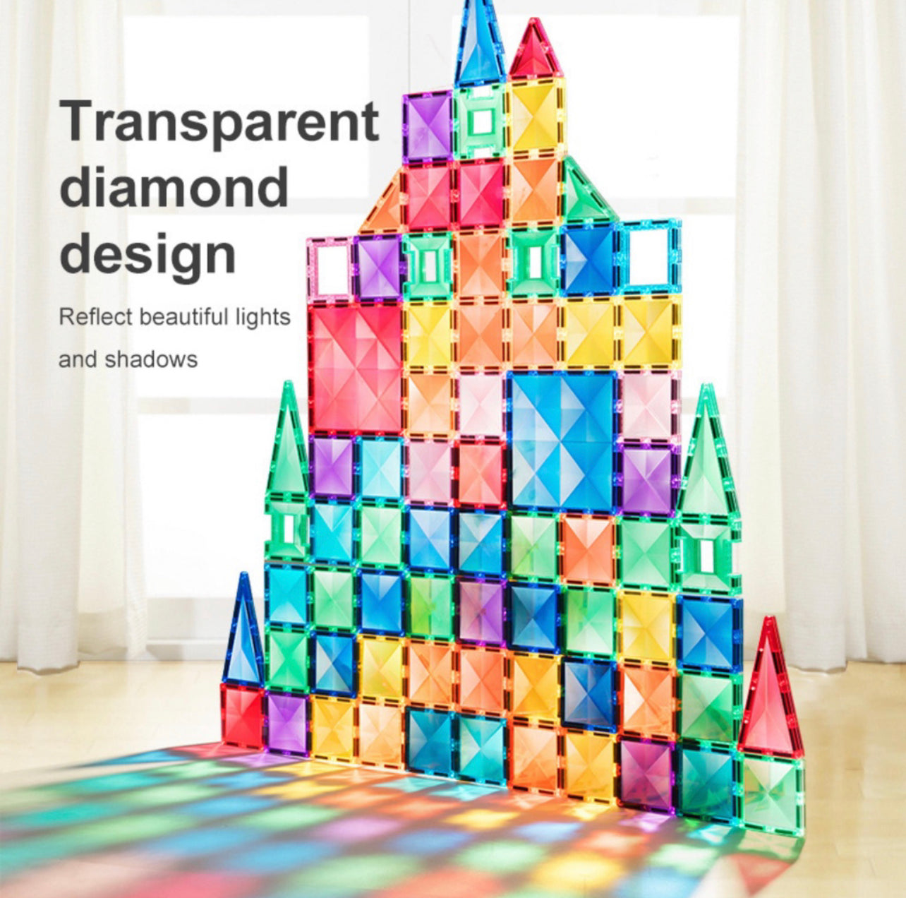 Mideer Colorful Magnetic Tiles