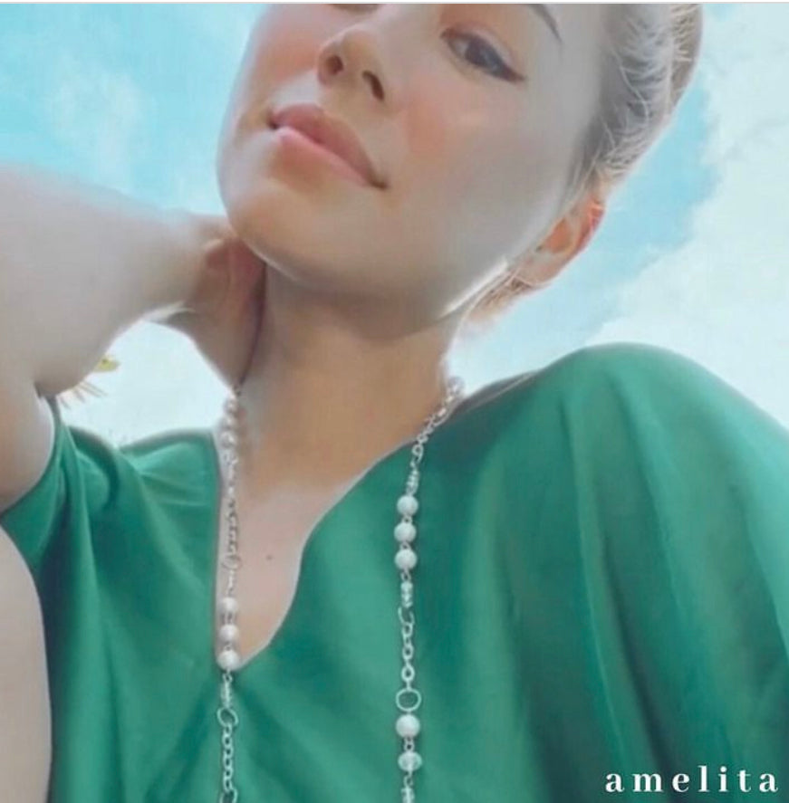 Jewelry by Amelita 2-in-1 Necklace/Mask Chain