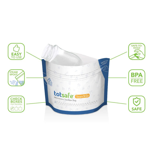 Totsafe Steam 'N Go Microwave Sterilizer Bags