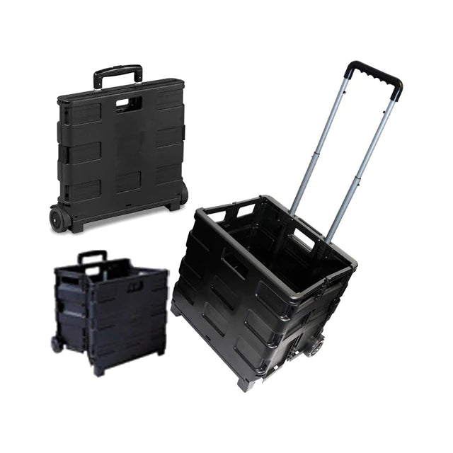 Clever Spaces Foldable Utility Trolley Cart