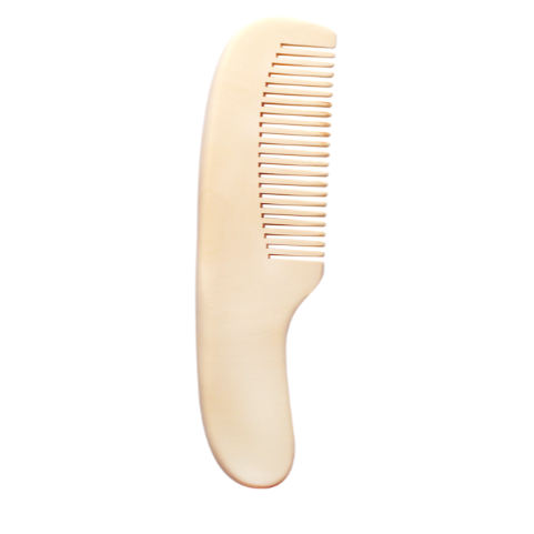 Orange & Peach Wooden Hairbrush Set