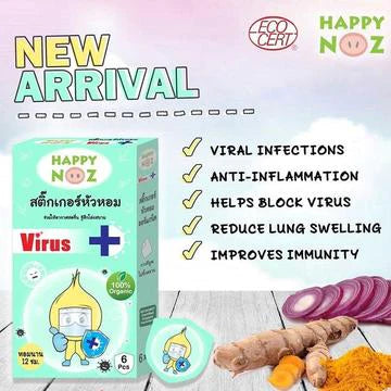 Happy Noz Organic Onion Sticker Virus +