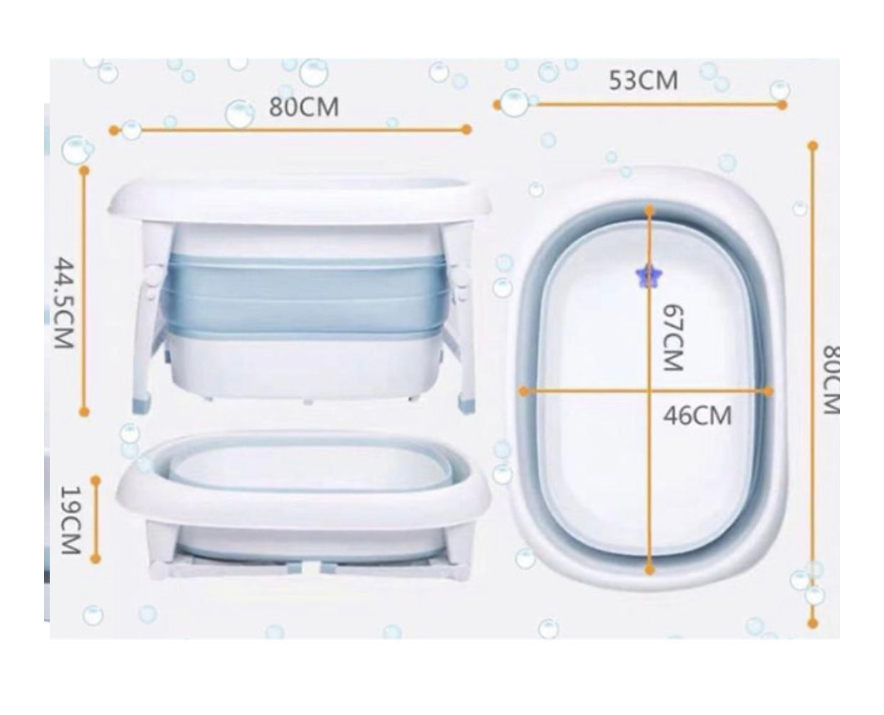 Collapsible Wash & Play Bath Tub