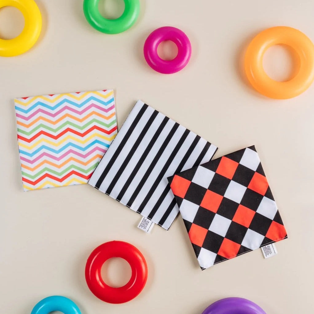 Infantway 3-in-1 Visual Training & Sensory Cloth Toy