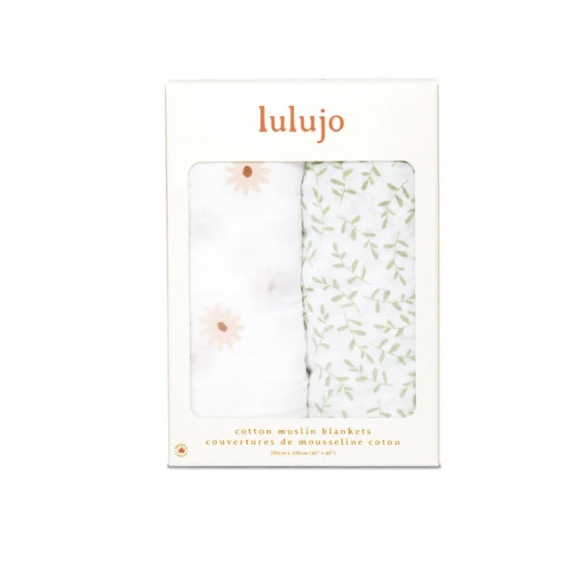 Lulujo Cotton Muslin Blanket (Set of 2)