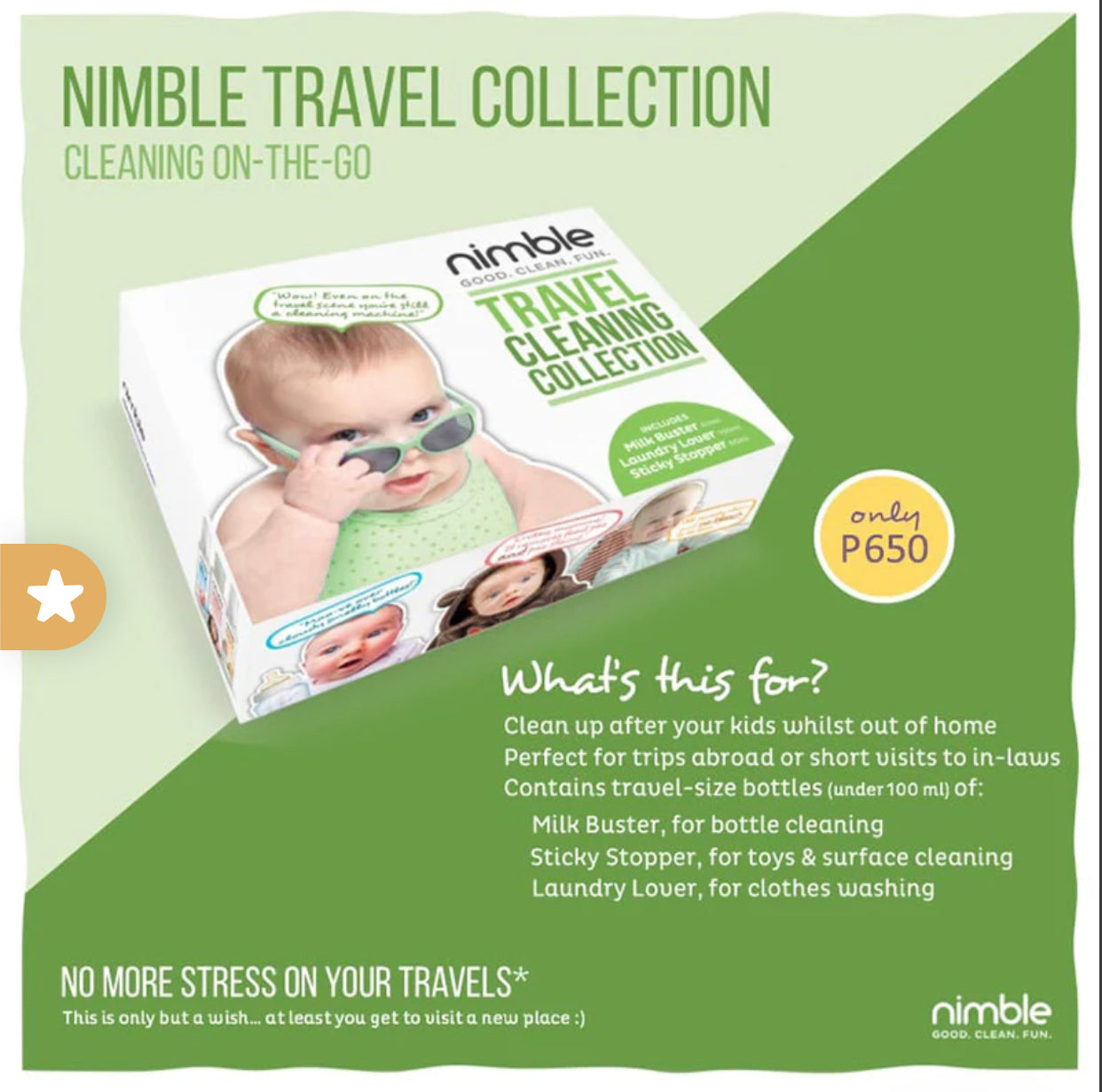 Nimble Travel Cleaning Collection