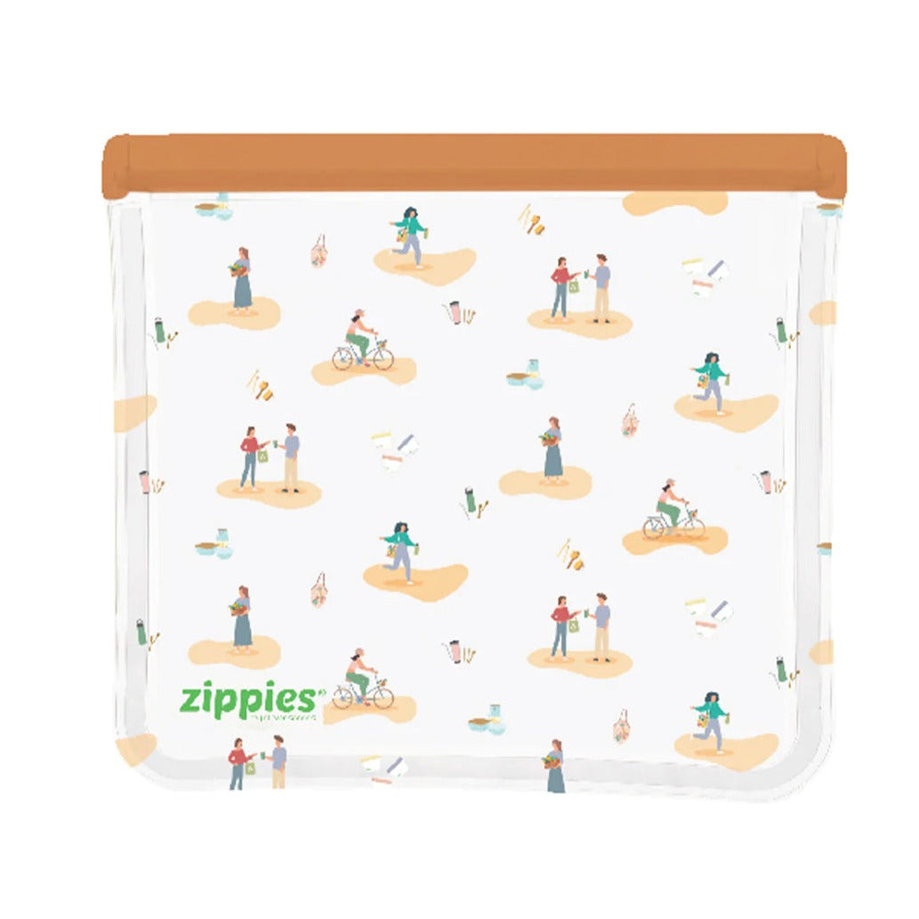 Zippies Reusable Lay Flat Storage Bags - Green Vibes Series