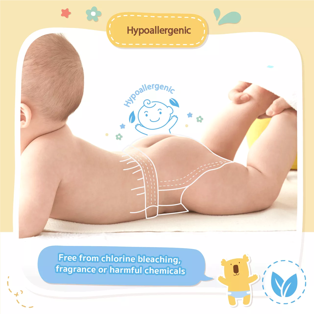 Baby Moby Tape Diapers