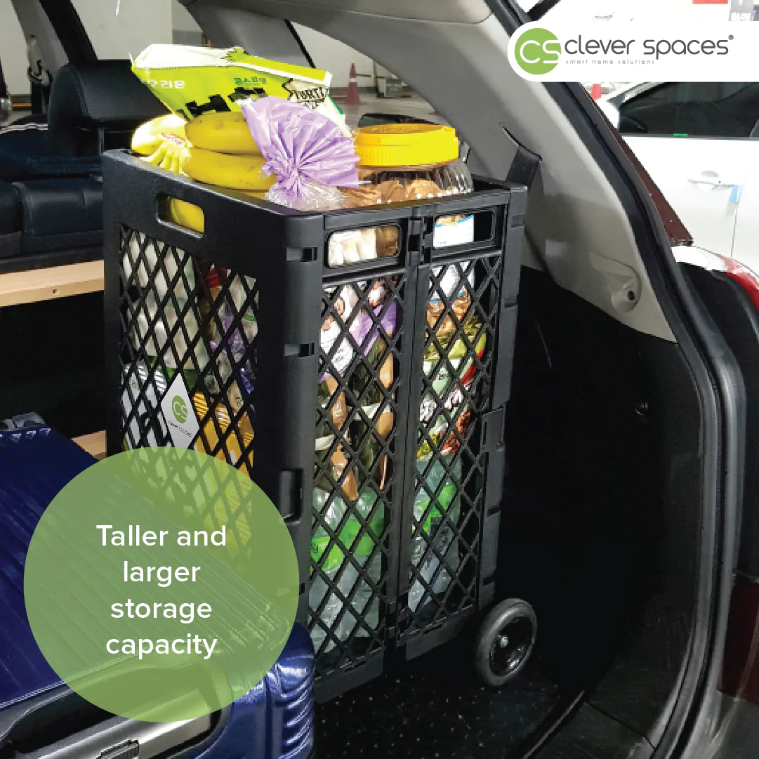 Clever Spaces Foldable Utility Trolley Cart