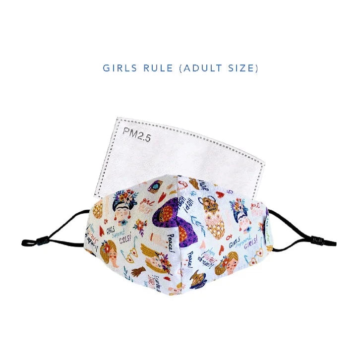 Totsafe Girls Rule Mom-Daughter Twinning Mask