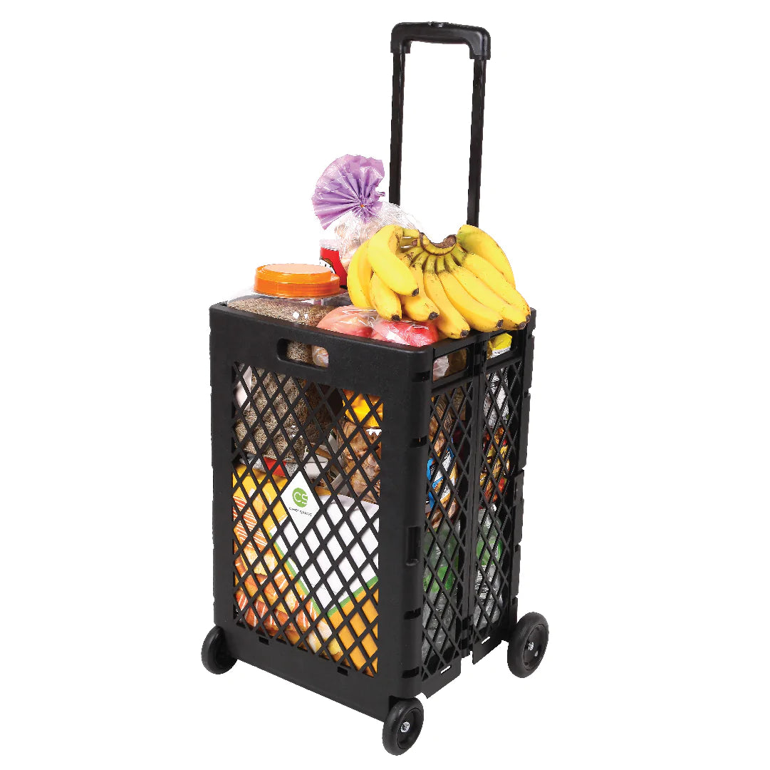 Clever Spaces Foldable Utility Trolley Cart