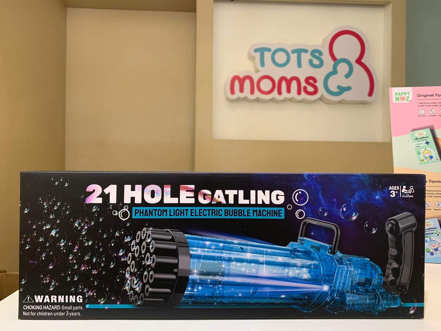 21 Hole Phantom Light Electric Bubble Machine