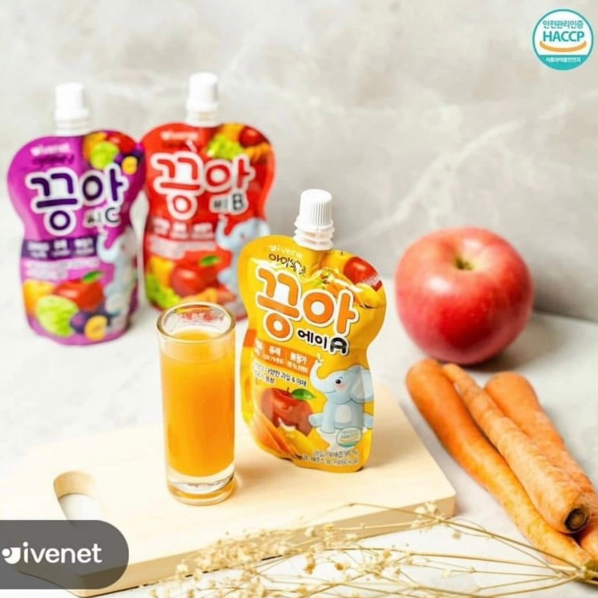 Ivenet Baby Puree Vegetable and Fruit Healthy Juice Drink