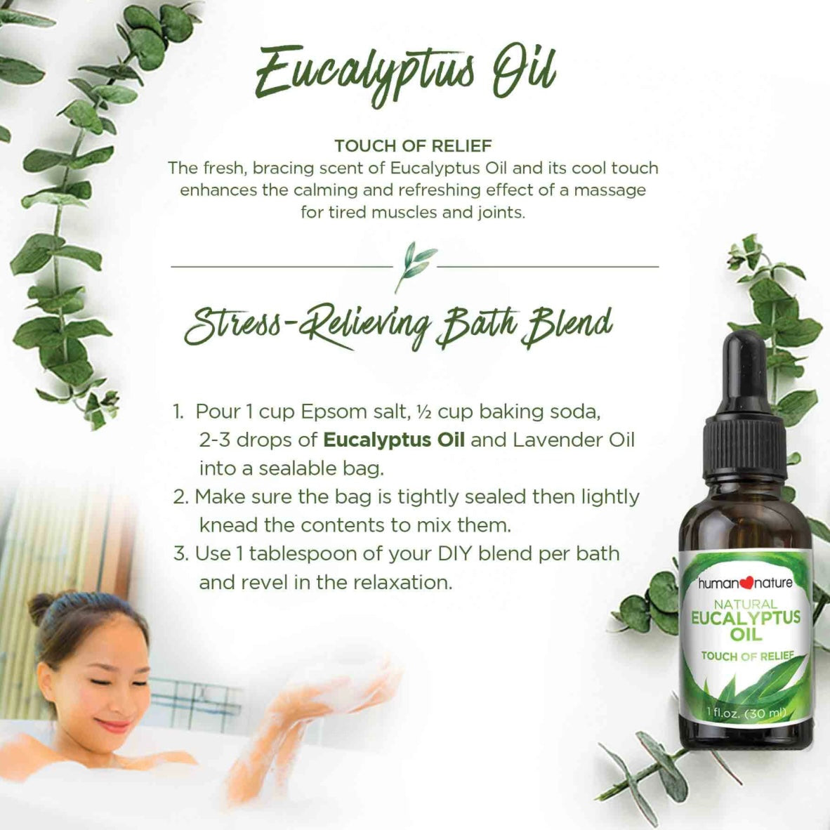 Human Nature Natural Eucalyptus Oil
