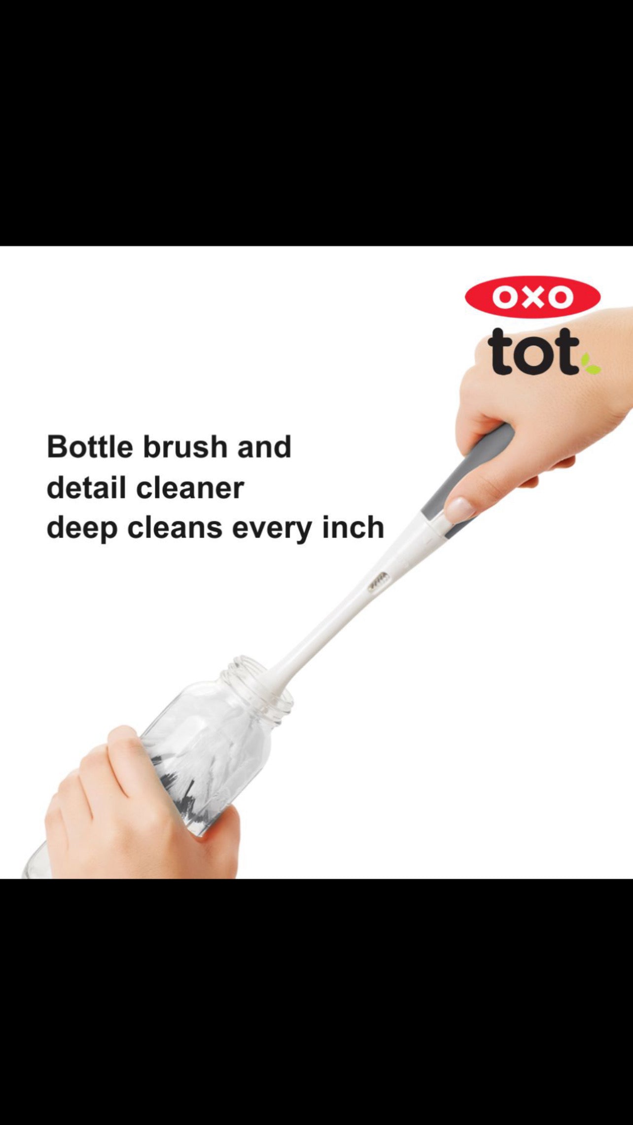 Oxo Tot On-The-Go Drying Rack & Bottle Brush