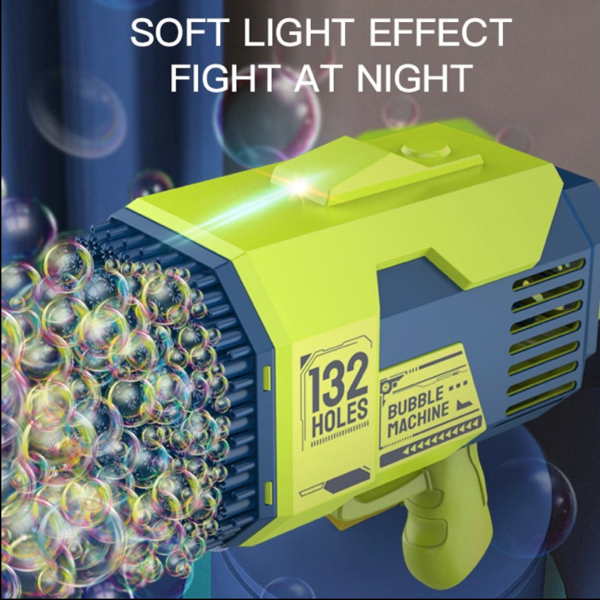 132 Hole Rechargeable Bubble Gun