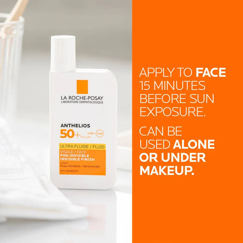 La Roche-Posay Anthelios Invisible Fluid Facial Sunscreen SPF50+
