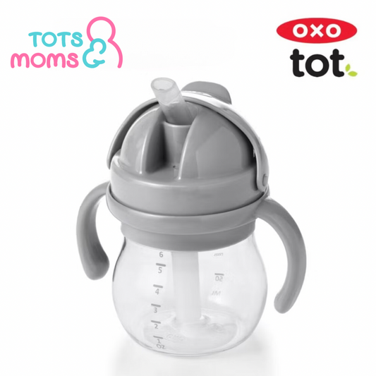 OXO Tot Grow Sippy Straw Cup W/Handles - 6oz