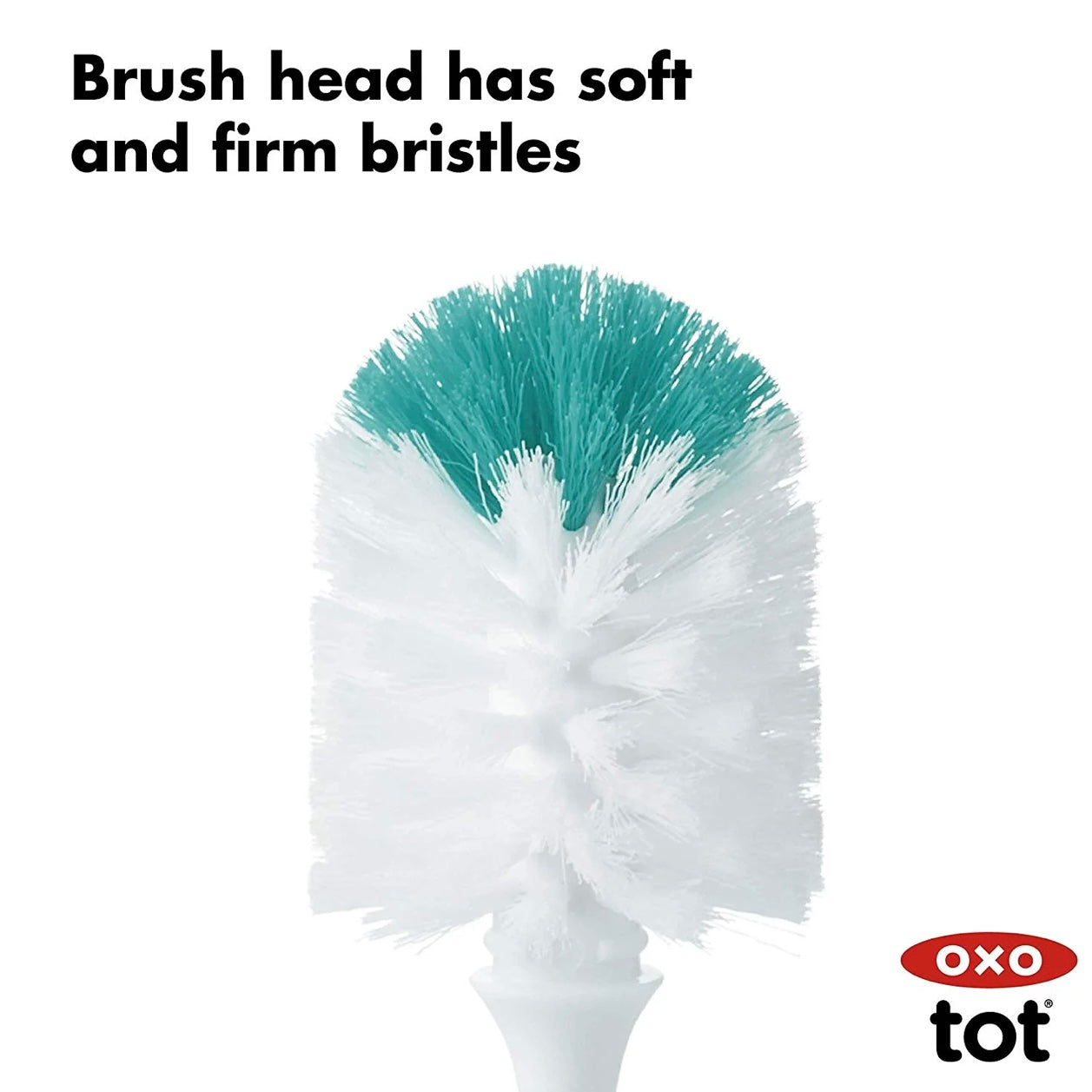 Oxo Tot Bottle Brush With Nipple Cleaner - No Stand