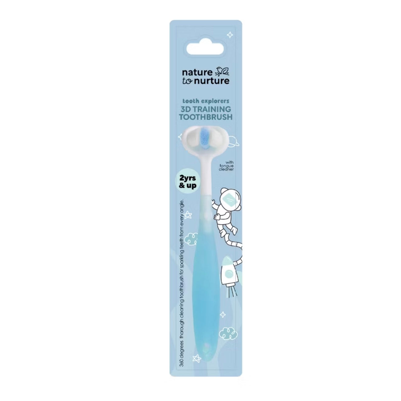 Nature to Nurture Tooth Explorers 3D Training Toothbrush - 2yo+