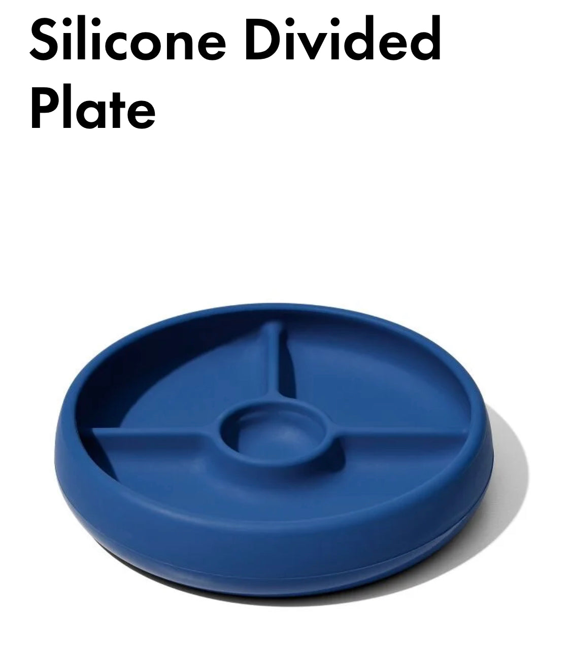 Oxo Tot Silicone Divided Plate