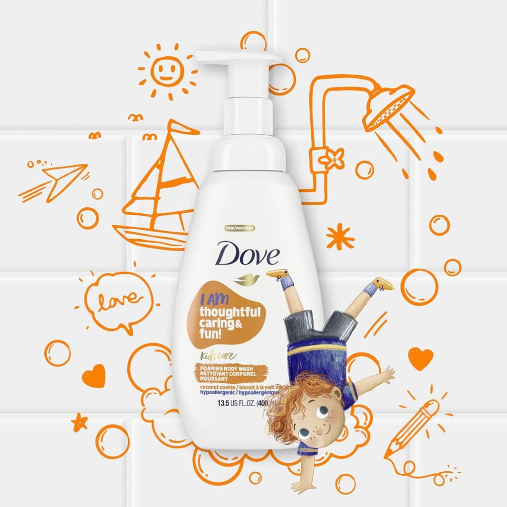 Dove Kids Coconut Cookie Foaming Wash for Kids 400ML