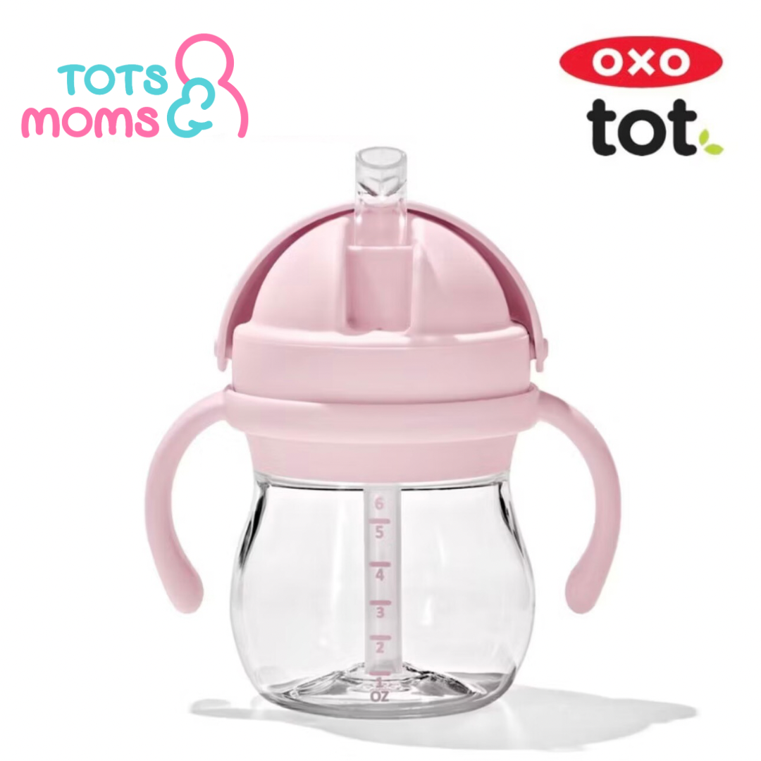 OXO Tot Grow Sippy Straw Cup W/Handles - 6oz