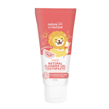 Nature to Nurture Kids Fluoride Gel Toothpaste -  3 Years & Up