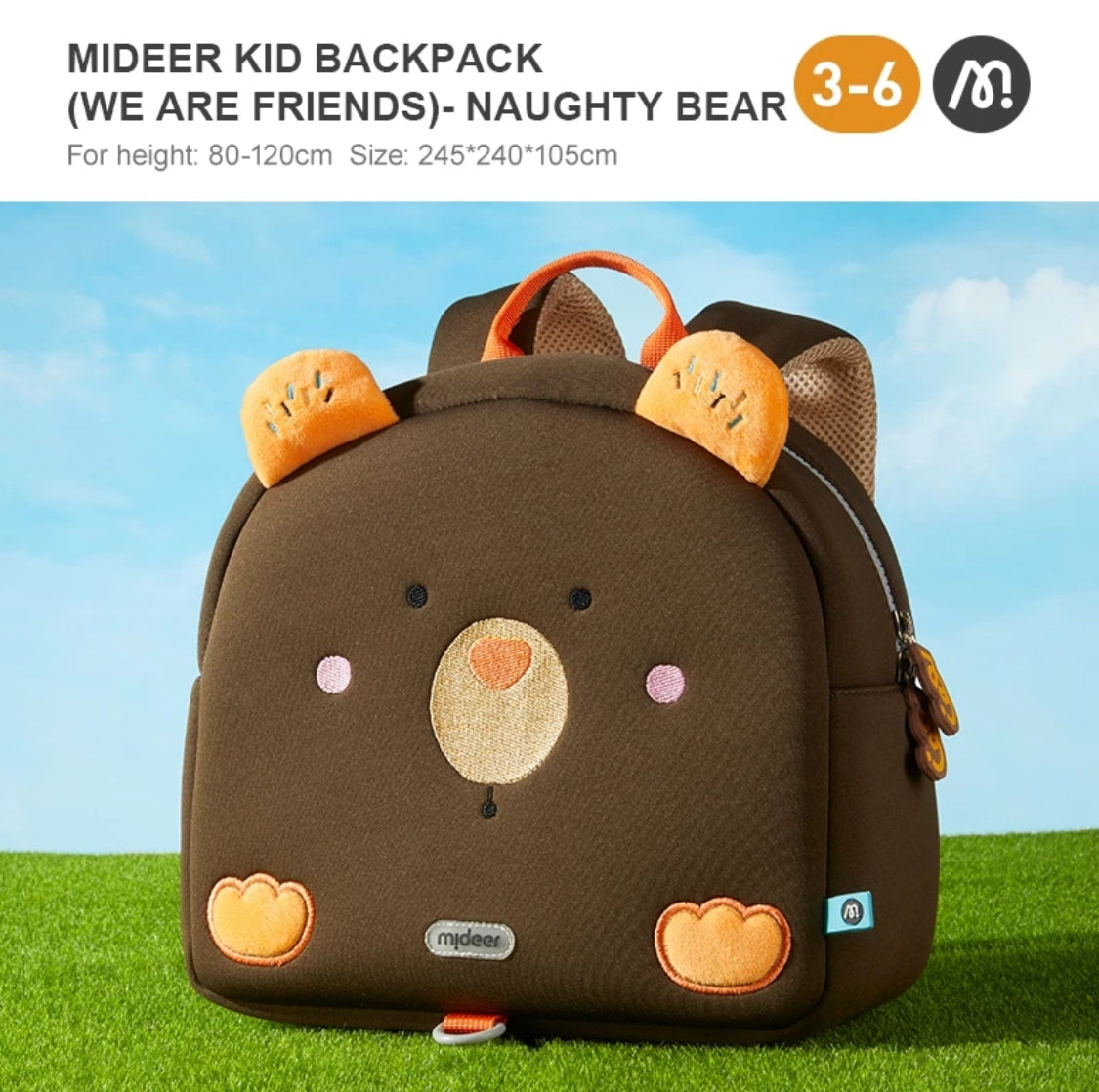 Mideer We are Friends Kids’ Backpack