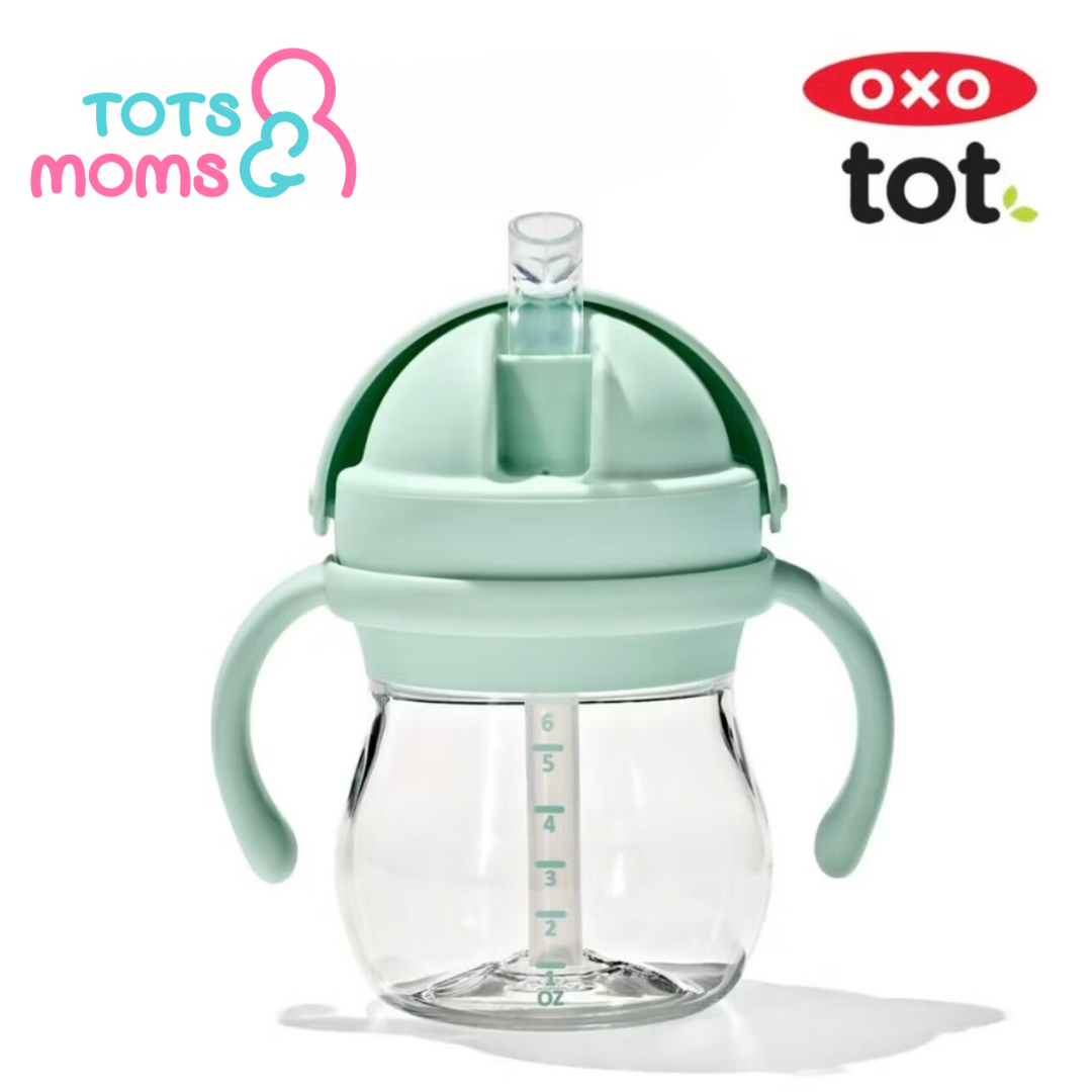 OXO Tot Grow Sippy Straw Cup W/Handles - 6oz