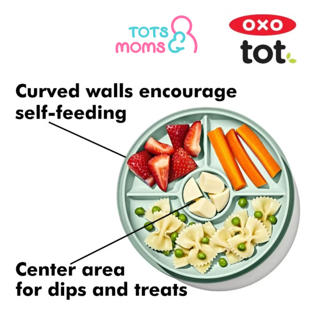 Oxo Tot Stick & Stay Suction Divided Plate