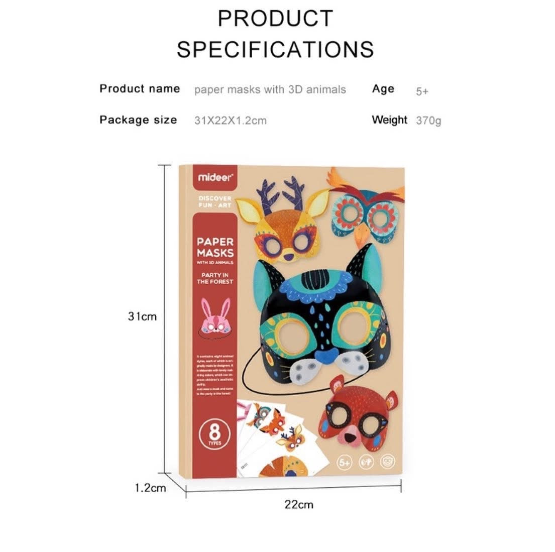 Mideer Paper Mask